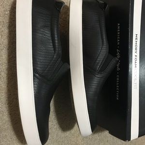 dr scholl's madison black lizard